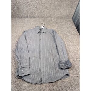 Hugo Boss Mens Striped Dress Shirt XL Long Sleeve Button Up Casual Business